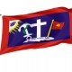 Hydra Island Flag for Indoor & Outdoor Use - Imagine 1