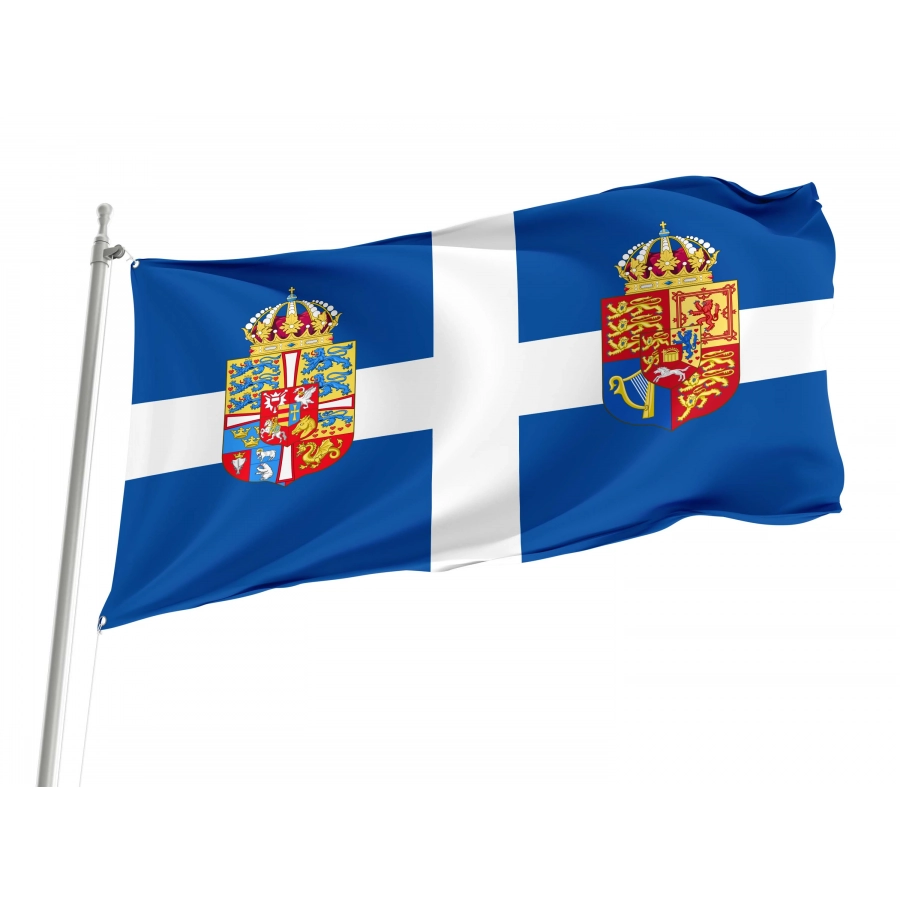 Personal Flag of Queen Frederica of Greece, GRC23