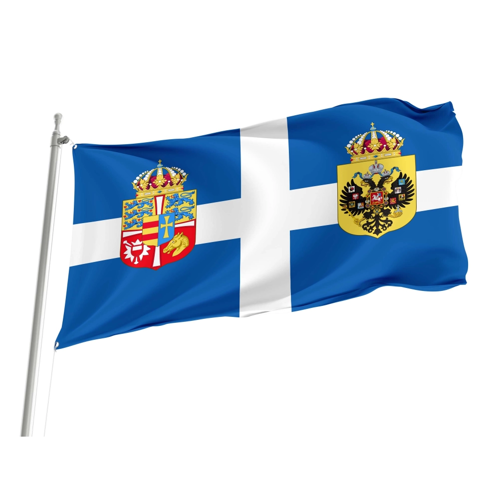 Standard of Queen Olga of Greece Flag for Indoor & Outdoor Use
