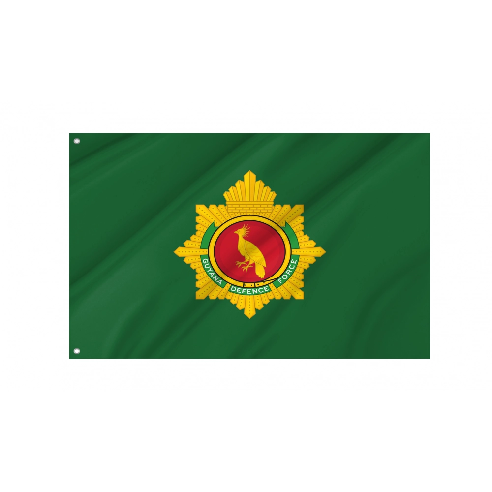 Guyana Defence Force Flag for Indoor & Outdoor Use Guyana Defence Force Flag for Indoor & Outdoor Use
