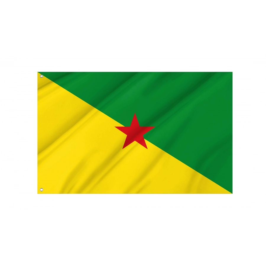 French Guiana Flag for Indoor & Outdoor Use, GUF