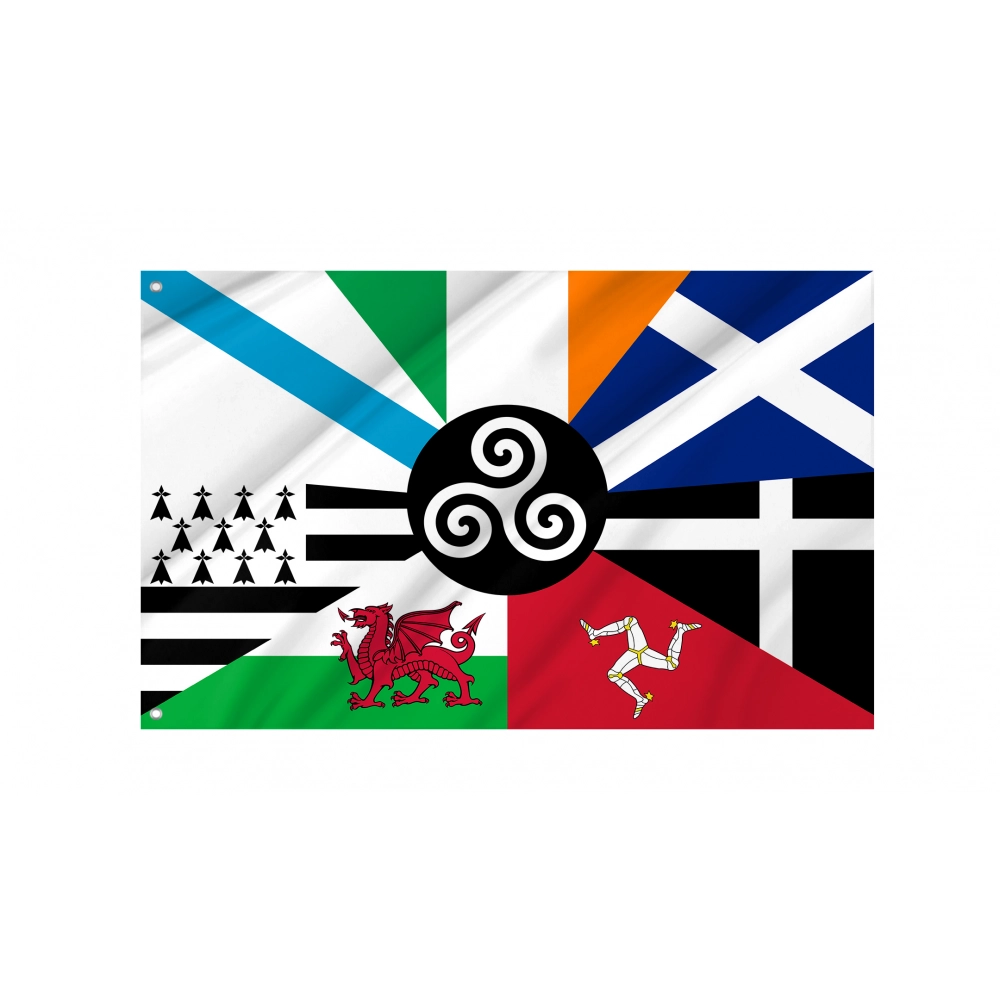 Celtic Nations Flag for Indoor & Outdoor Use