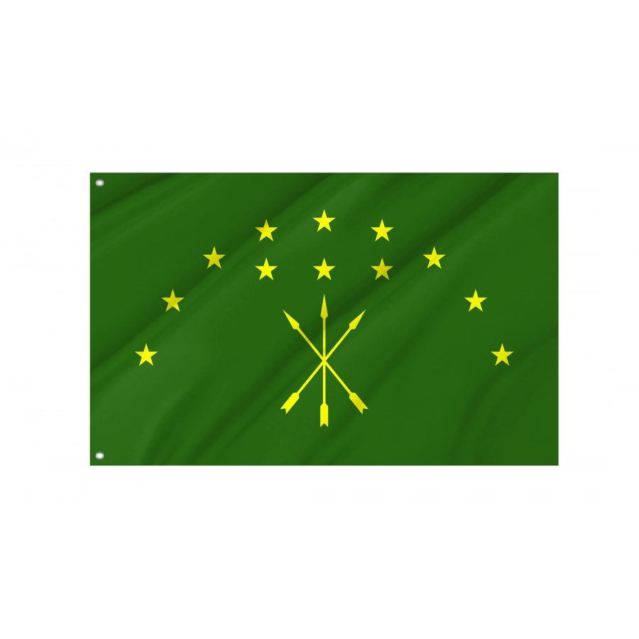 Flag Of Circassian, Patriotic Flags, Unique Design Print, Flags For Indoor & Outdoor Use - High Quality Historical Flags for Indoor and Outdoor Use