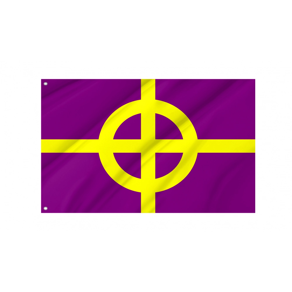 Cross of Neith Flag for Indoor & Outdoor Use