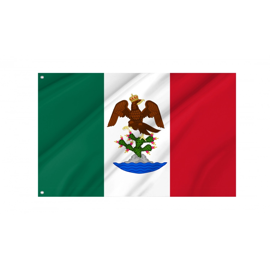 Flag Of First Mexican Empire, Patriotic Flags, Unique Design Print, Flags For Indoor & Outdoor Use - High Quality Mexico for Indoor and Outdoor Use