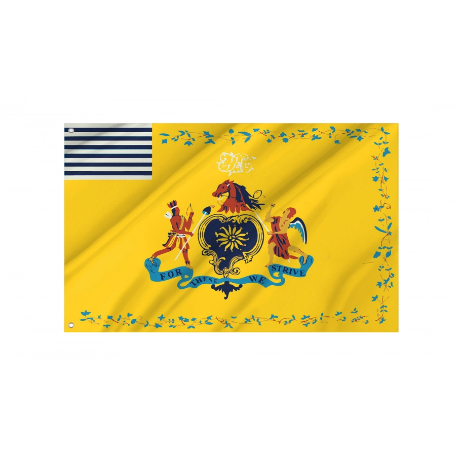 First Troop Philadelphia City Cavalry Flag, Unique Design Print - High Quality Historical Flags for Indoor and Outdoor Use