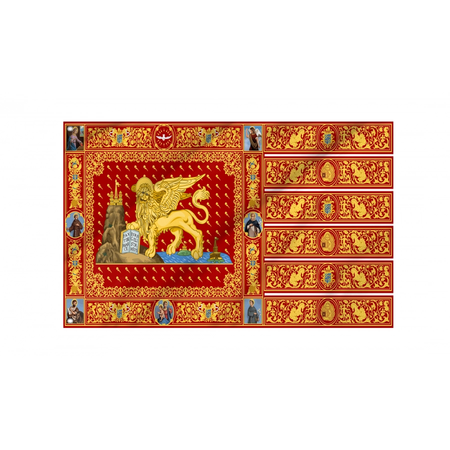 Flag Of Republic Of Venice 1659-1675, Unique Design Print, Flags For Indoor & Outdoor Use - High Quality Italy for Indoor and Outdoor Use