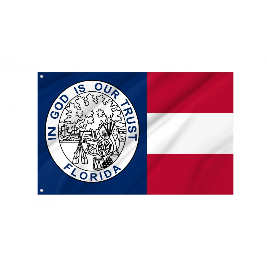 Flag Of Florida (September 13, 1861), Patriotic Flags, Unique Design Print, Flags For Indoor & Outdoor Use - High Quality United States for Indoor and Outdoor Use