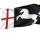 King David the Builder Flag for Indoor & Outdoor Use - Imagine 1
