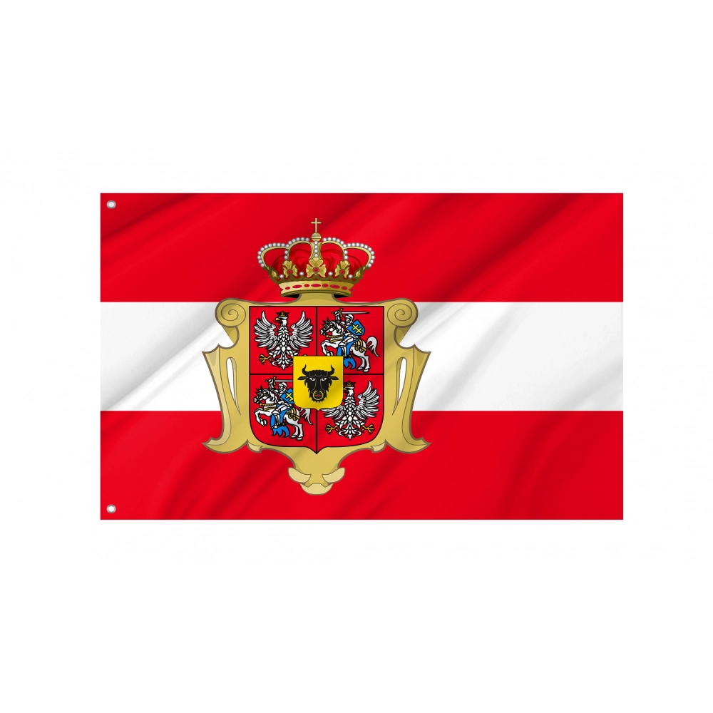 Polish-Lithuanian Commonwealth Wettin Flag for Indoor & Outdoor Use