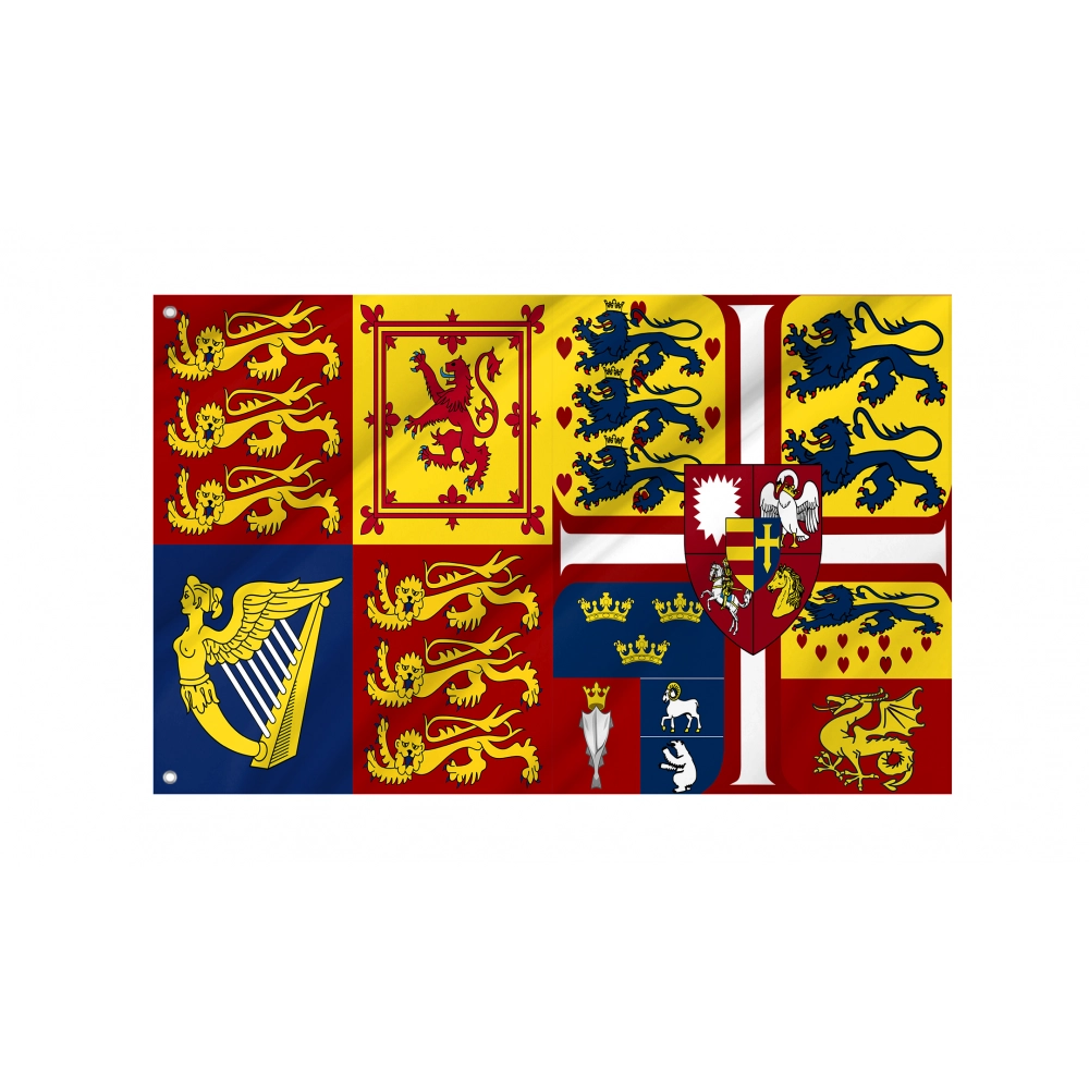 Royal Standard of Alexandra of Denmark Flag for Indoor & Outdoor Use