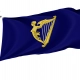 Royal Standard of Ireland (1542-1801) Flag for Indoor & Outdoor Use - Imagine 1