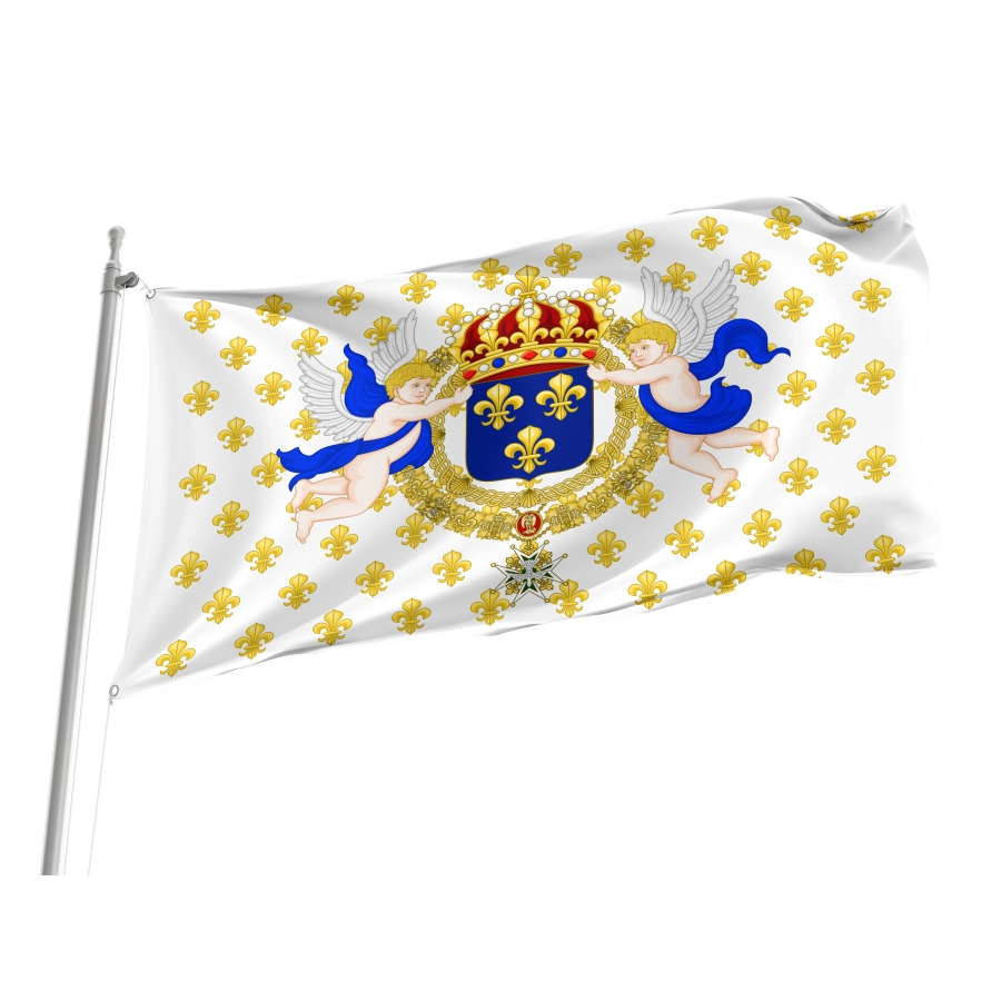 Flag Of Royal Standard Of The King Of France, Patriotic Flags, Unique Design Print, Flags For Indoor & Outdoor Use - High Quality Historical Flags for Indoor and Outdoor Use