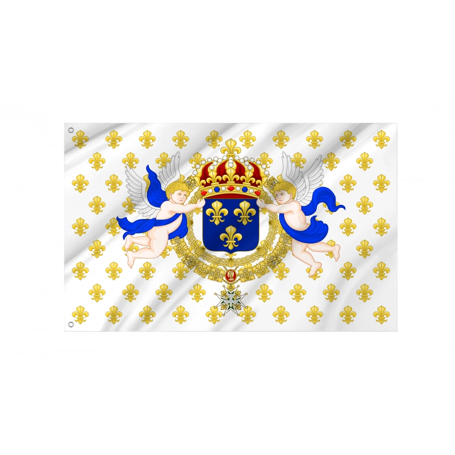 Flag Of Royal Standard Of The King Of France, Patriotic Flags, Unique Design Print, Flags For Indoor & Outdoor Use - High Quality Historical Flags for Indoor and Outdoor Use