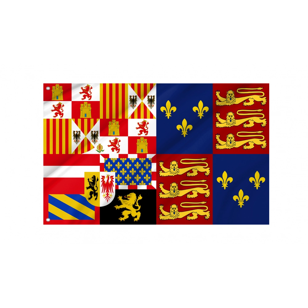 Standard of Philip of Austria as Prince of Asturias and King Consort of England (1554–1556) Flag