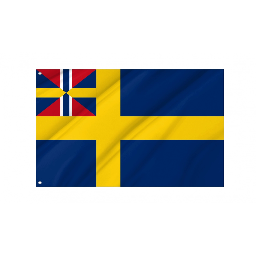 Swedish civil ensign 1844-1905 Flag for Indoor & Outdoor Use