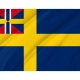 Swedish civil ensign 1844-1905 Flag for Indoor & Outdoor Use - Imagine 2
