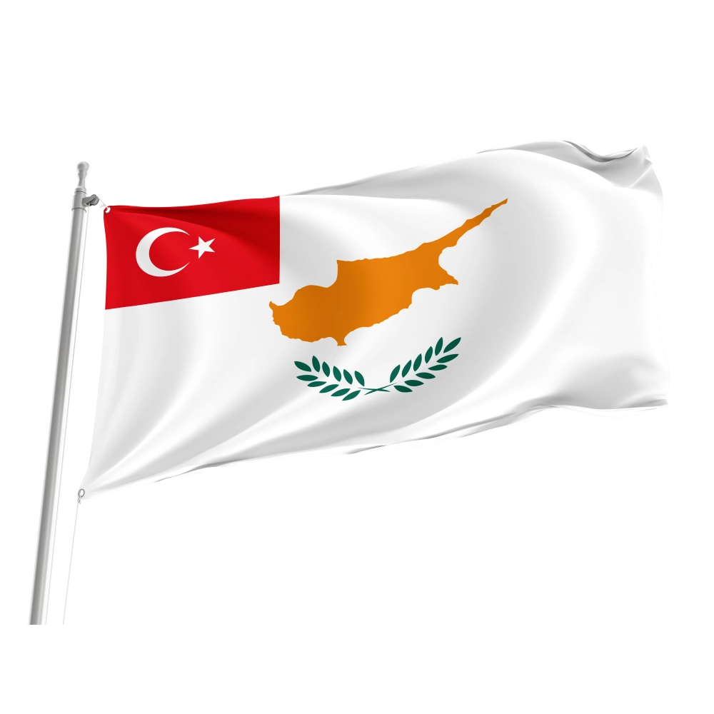 Turkish Republic of Northern Cyprus 1983 Flag for Indoor & Outdoor Use