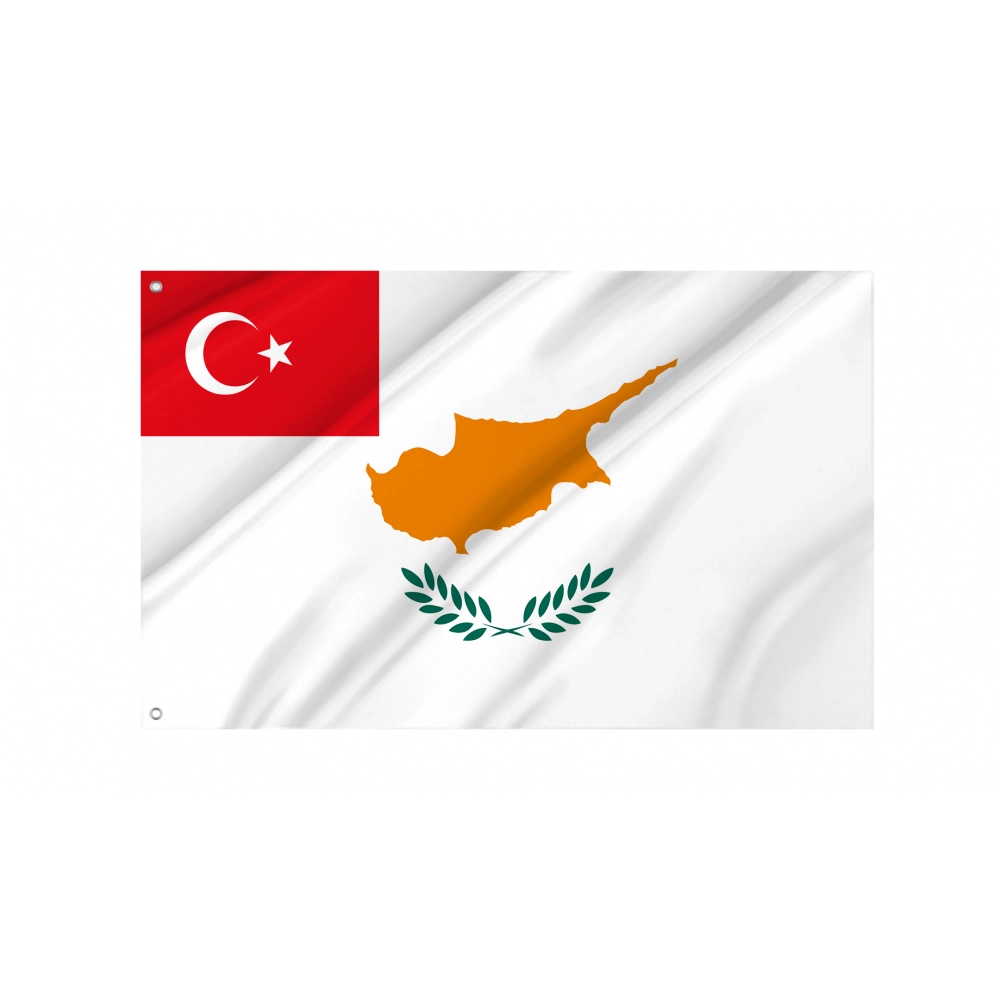 Turkish Republic of Northern Cyprus 1983 Flag for Indoor & Outdoor Use