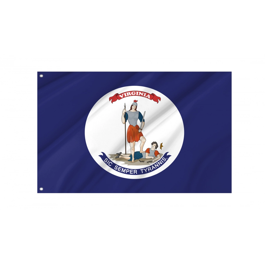 Flag Of Virginia (April 30, 1861), Patriotic Flags, Unique Design Print, Flags For Indoor & Outdoor Use - High Quality United States for Indoor and Outdoor Use