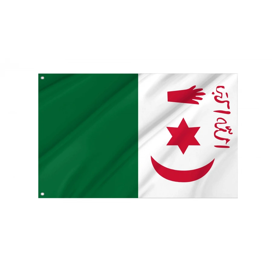 Algeria 1960s Nationalist Flag for Indoor & Outdoor Use, HISTORICAL219