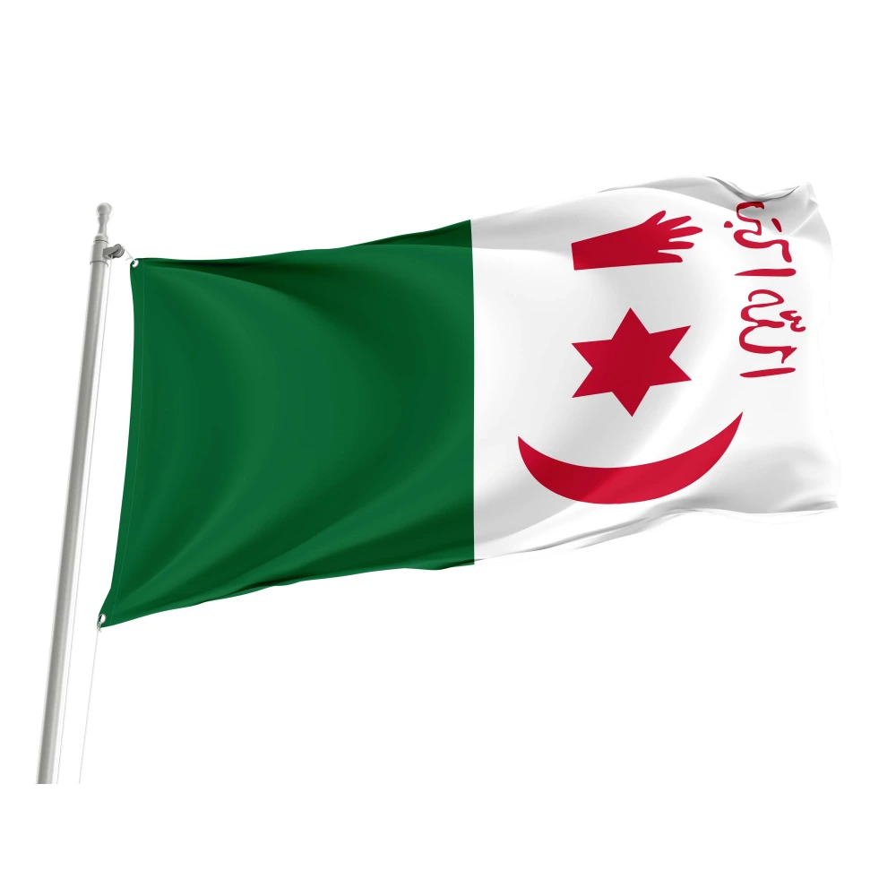 Algeria 1960s Nationalist Flag for Indoor & Outdoor Use