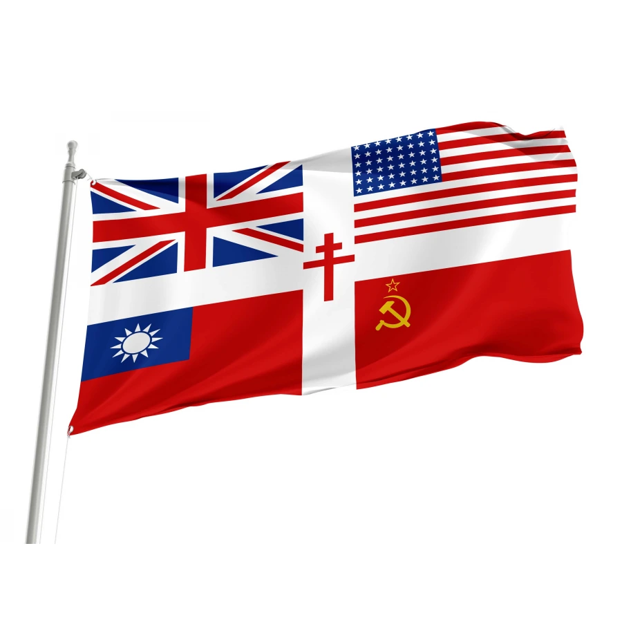 Allied Powers Flag for Indoor & Outdoor Use, HISTORICAL232