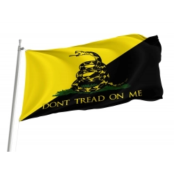 Anarcho-Gadsden Flag for Indoor & Outdoor Use
