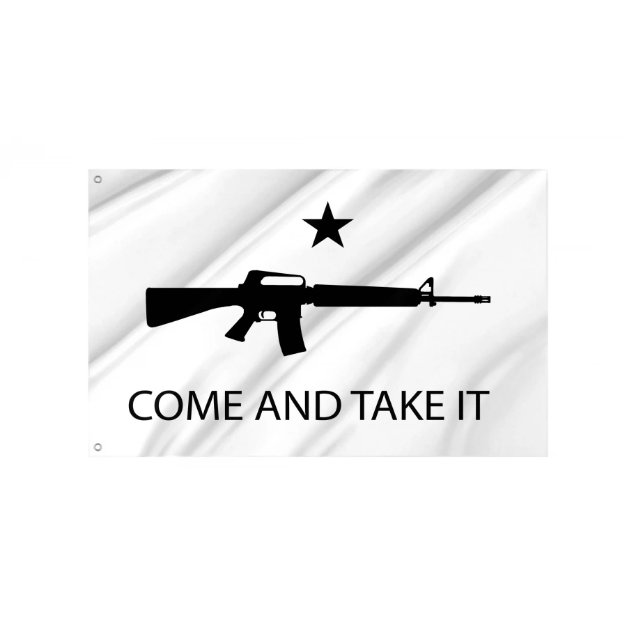 Come and Take It Rifle Flag for Indoor & Outdoor Use, HISTORICAL230