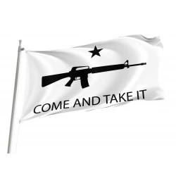 Come and Take It Rifle Flag for Indoor & Outdoor Use