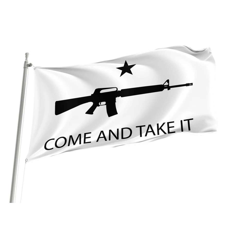 Come and Take It Rifle Flag for Indoor & Outdoor Use, HISTORICAL230
