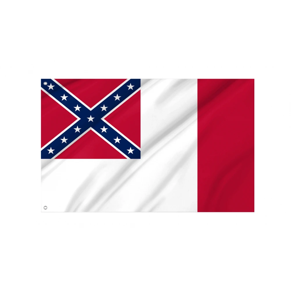 Confederate States of America 1865 Flag for Indoor & Outdoor Use