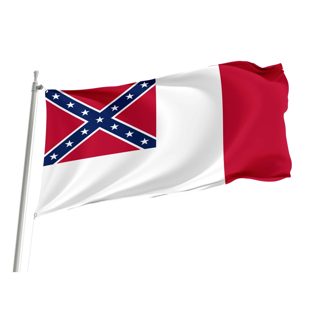 Confederate States of America 1865 Flag for Indoor & Outdoor Use