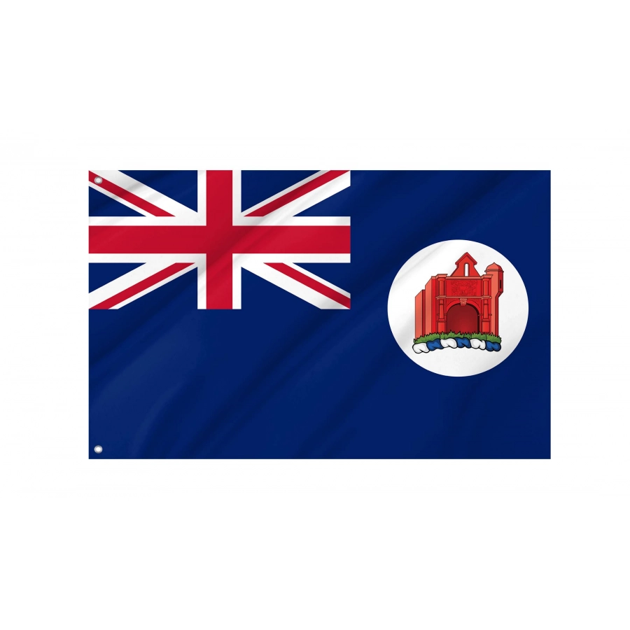 Crown Colony of Malacca Flag for Indoor & Outdoor Use, HISTORY19