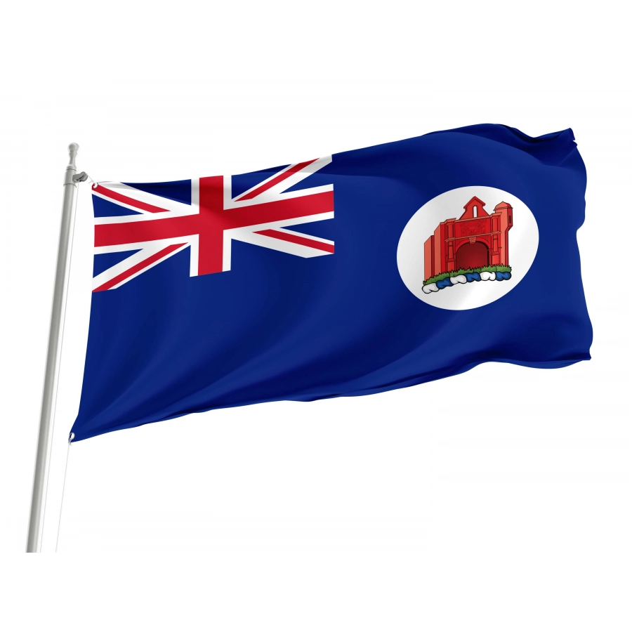 Crown Colony of Malacca Flag for Indoor & Outdoor Use, HISTORY19