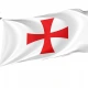 Crusades Knights Templar Cross Flag - Imagine 1