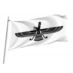 Faravahar Flag for Indoor & Outdoor Use