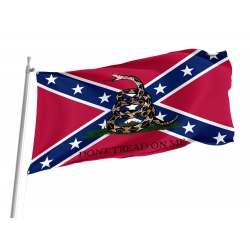 Gadsden Confederate Flag for Indoor & Outdoor Use