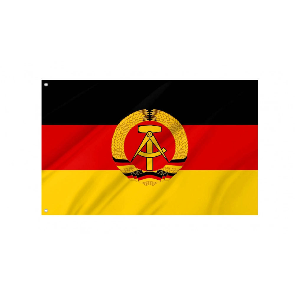 German Democratic Republic Flag for Indoor & Outdoor Use