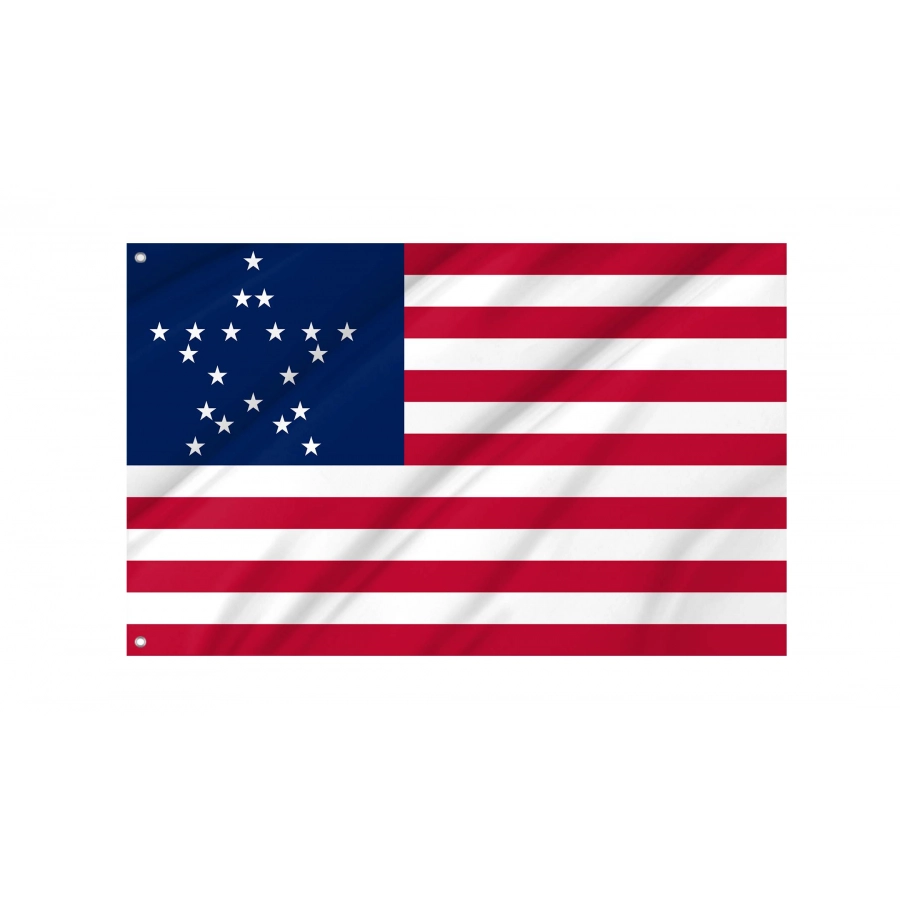 Great Star (1818-1819) Flag for Indoor & Outdoor Use, HISTORICAL22