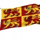 Kingdom of Gwynedd (450-1216) Flag for Indoor & Outdoor Use - Imagine 1