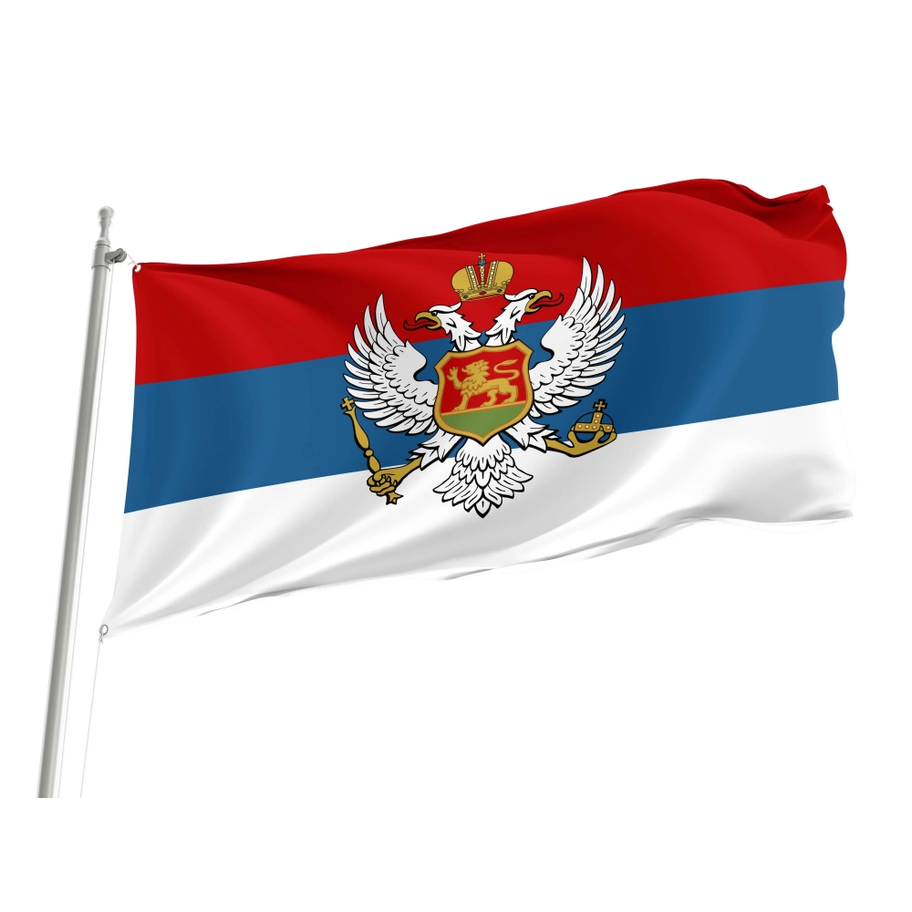 Kingdom of Montenegro Flag for Indoor & Outdoor Use
