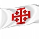 Order of the Holy Sepulcher of Jerusalem Flag for Indoor & Outdoor Use - Imagine 1