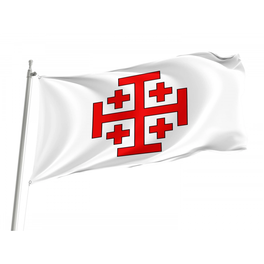 Order of the Holy Sepulcher of Jerusalem Flag for Indoor & Outdoor Use, HISTORICAL05