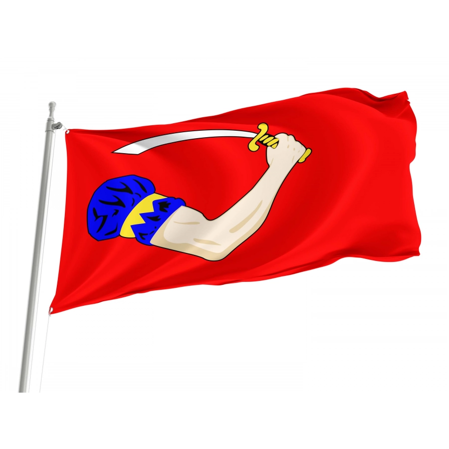 Polish War Jack 17th Century Flag for Indoor & Outdoor Use, HISTORICAL04