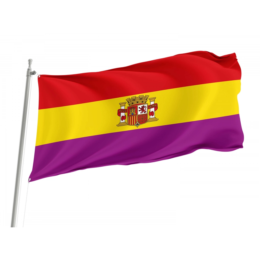 Second Spanish Republic Flag for Indoor & Outdoor Use, HISTORICAL177