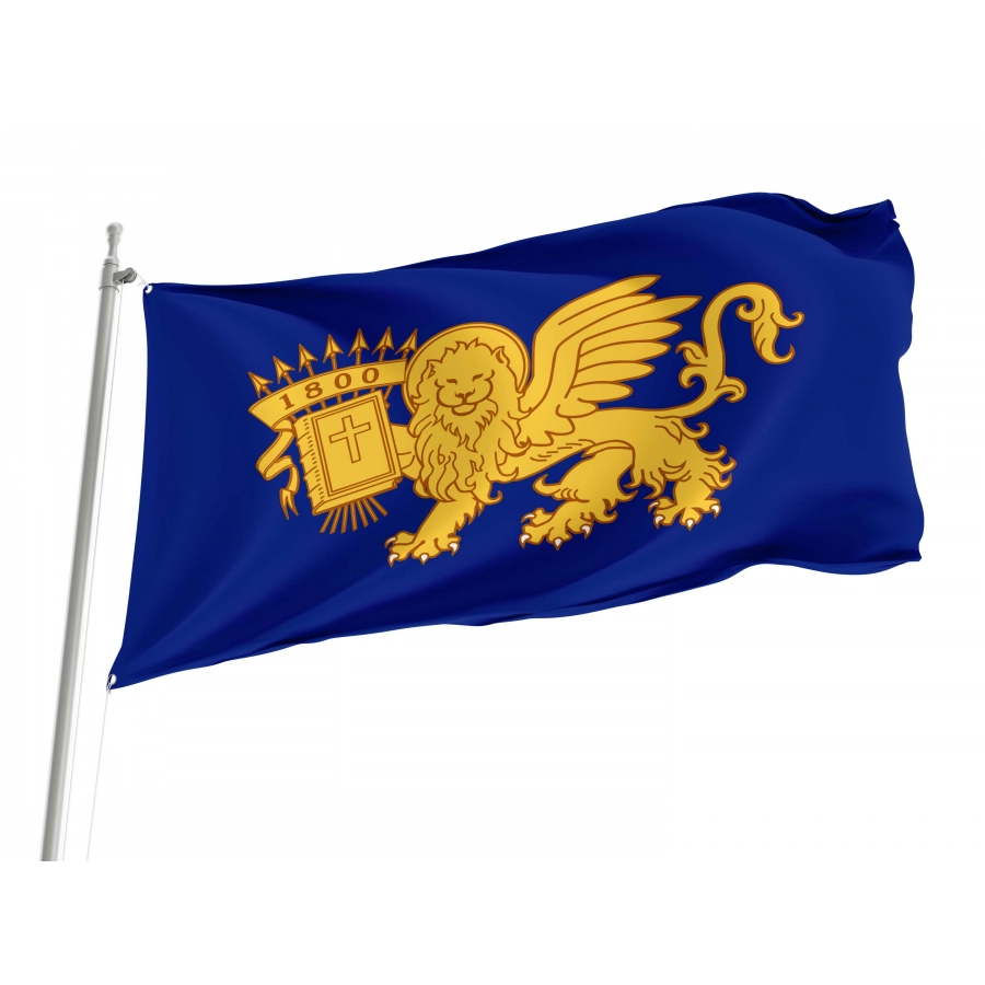 Septinsular Republic (1800-1807) Flag for Indoor & Outdoor Use, HISTORY13