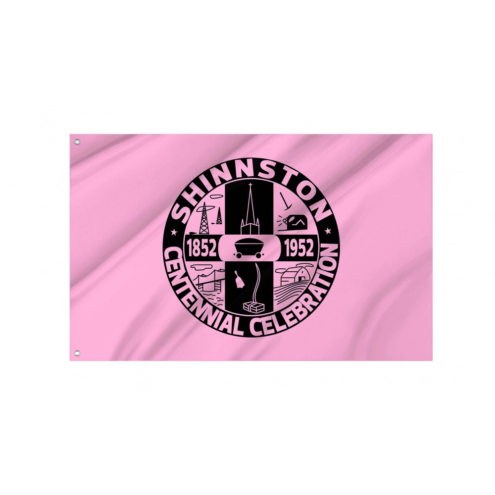 Shinnston, West Virginia 1952 Flag for Indoor & Outdoor Use