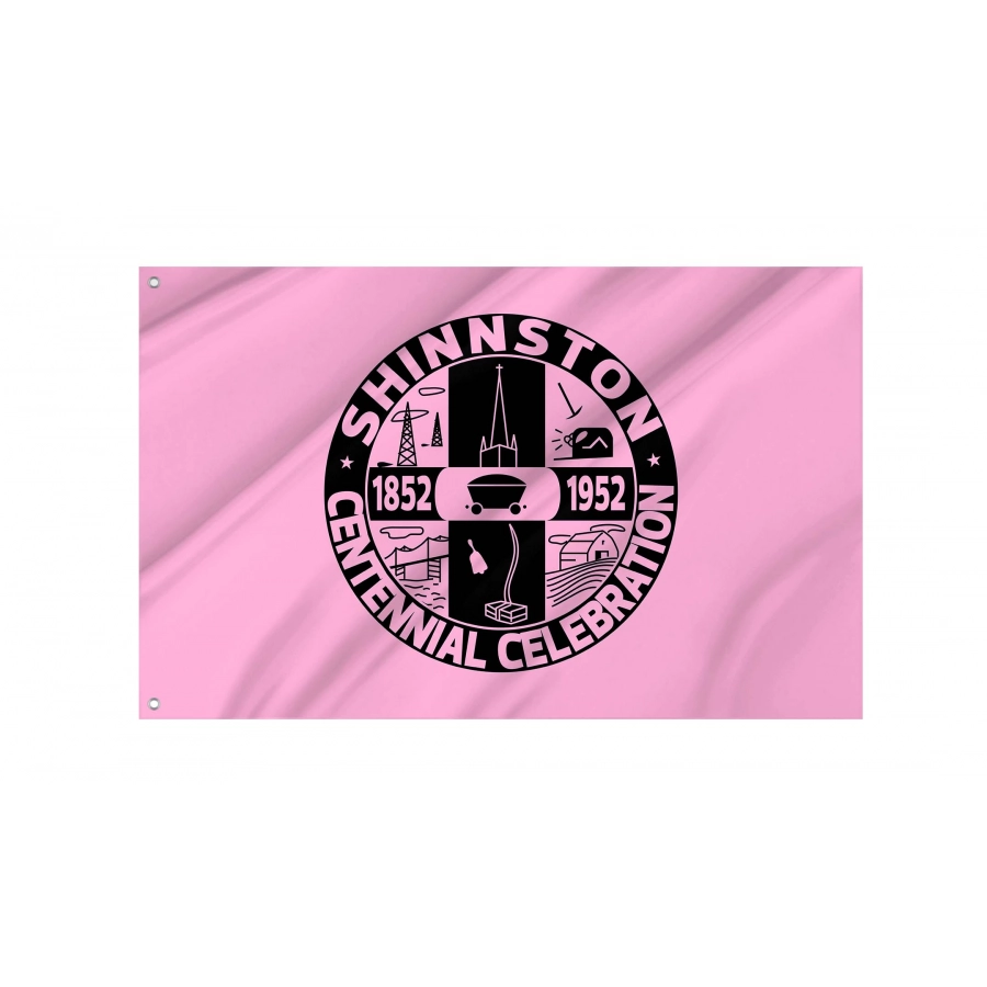 Shinnston, West Virginia 1952 Flag for Indoor & Outdoor Use, HISTORICAL86