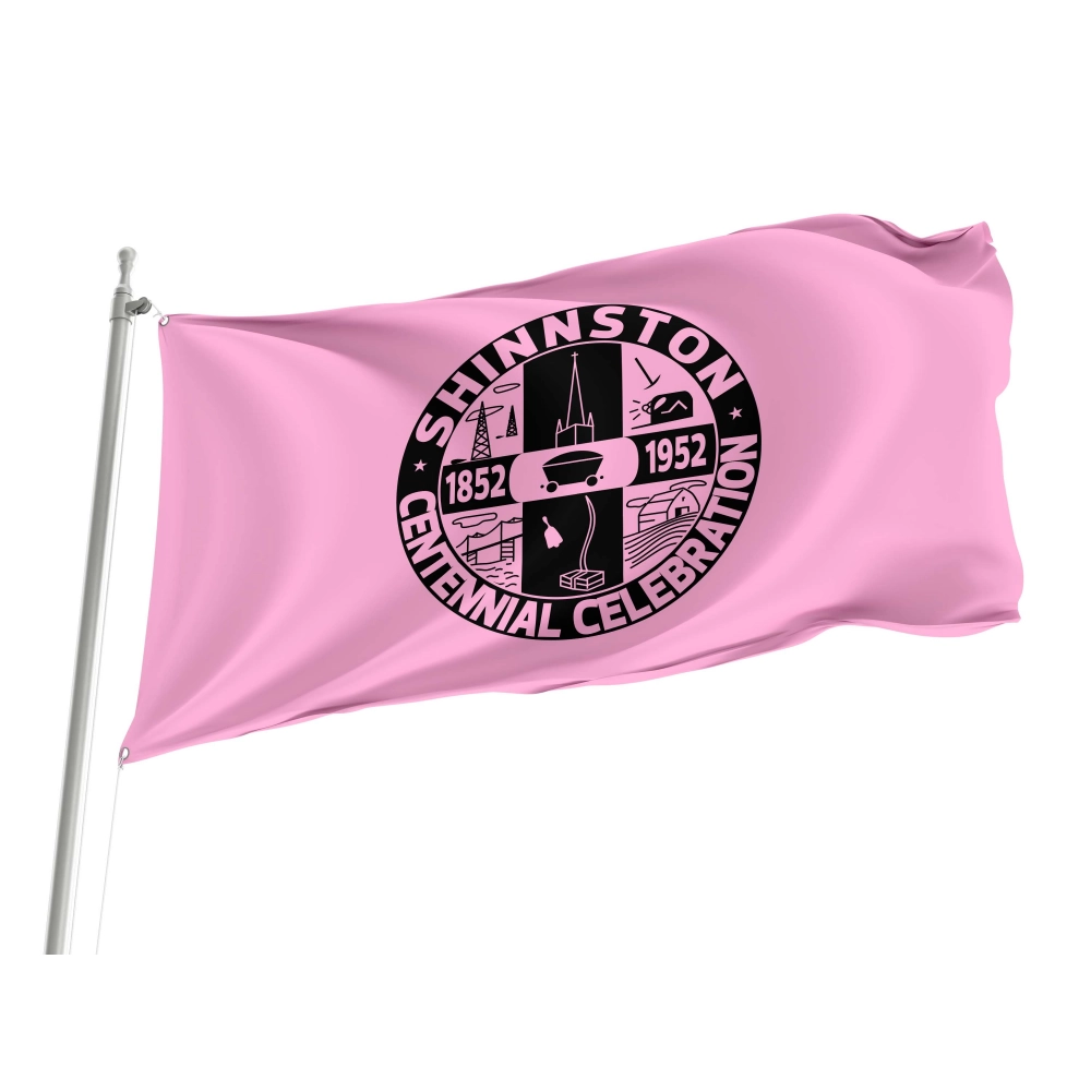 Shinnston, West Virginia 1952 Flag for Indoor & Outdoor Use